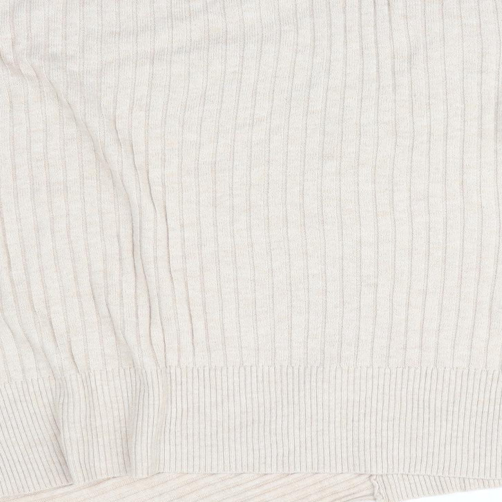 TU Womens Beige Pullover Jumper Size 14