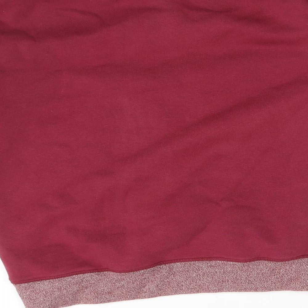 BCK&HRSY Mens Red Pullover Sweatshirt Size M - SPACE