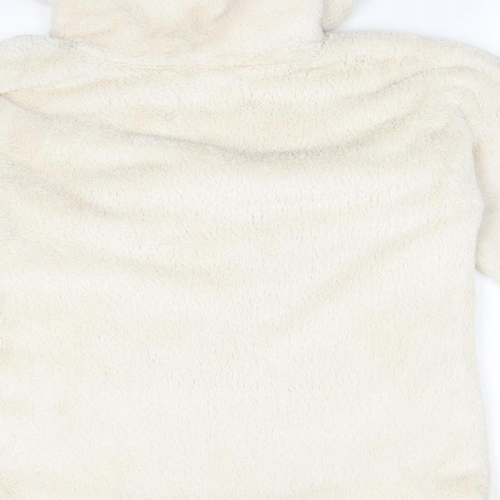 Nutmeg Womens Beige Pullover Hoodie Size 10 - MOUSE