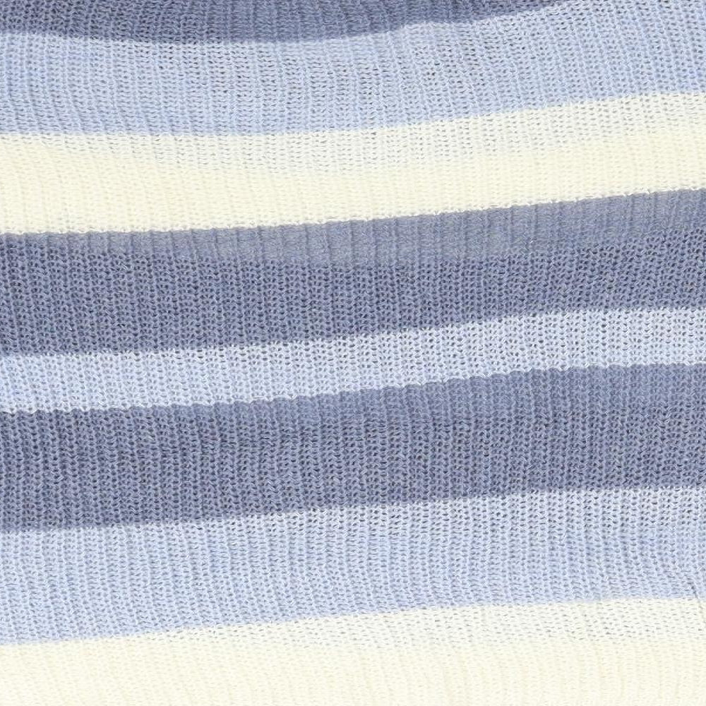 SheIn Womens Multicoloured Striped Pullover Sweatshirt Size S