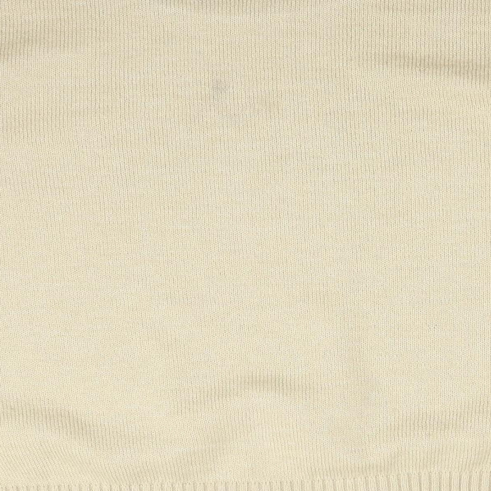 BM Womens Beige Argyle/Diamond Pullover Sweatshirt Size M