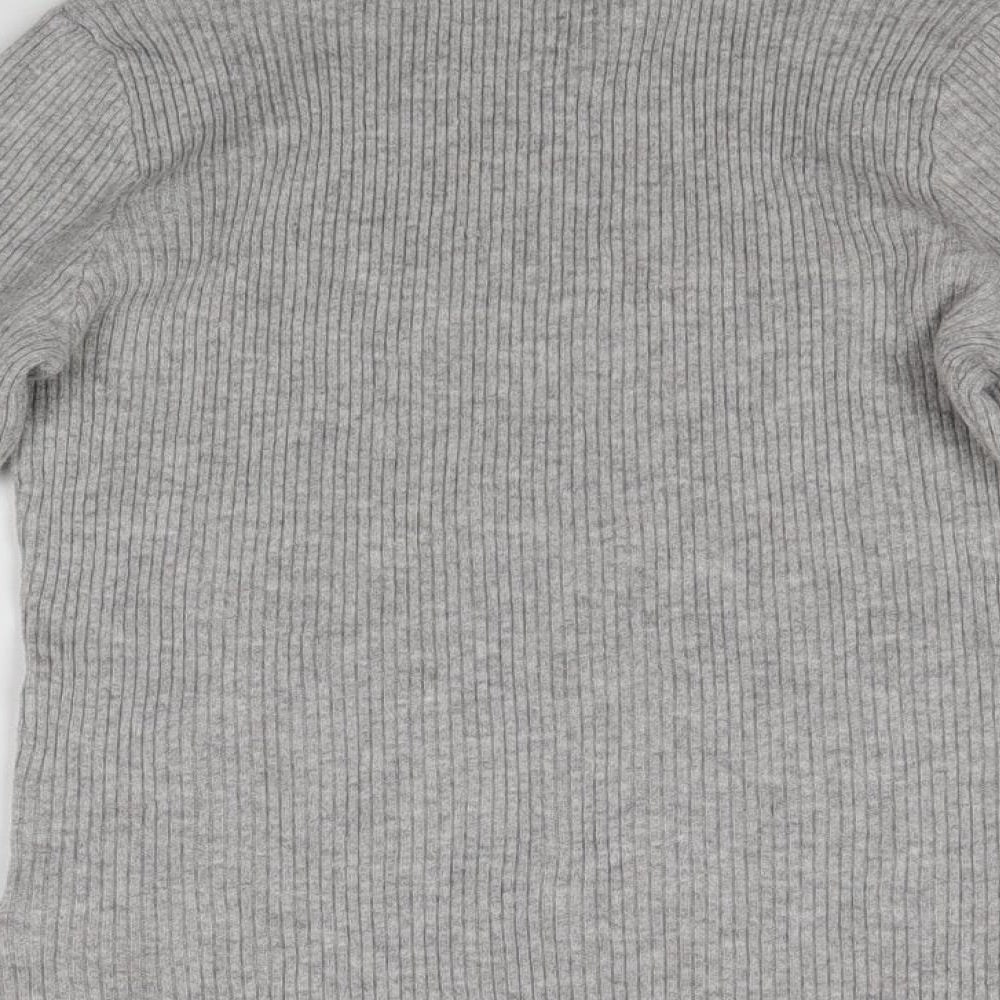 New Look Womens Grey Pullover Jumper Size 12