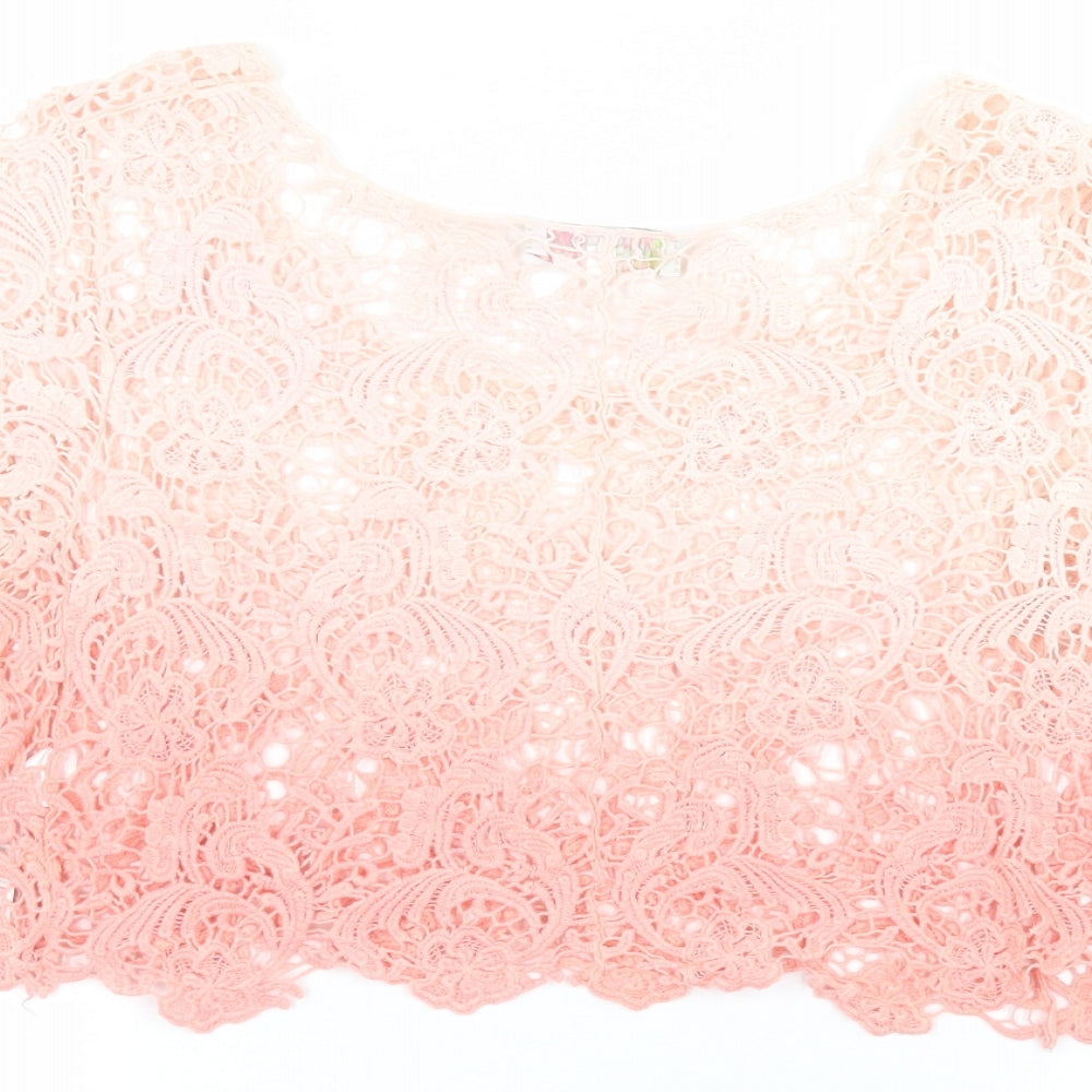 Cameo Womens Pink Basic T-Shirt Size M