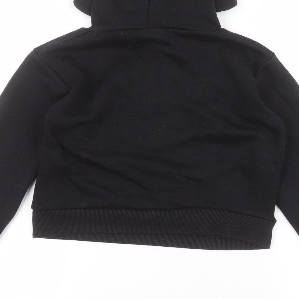 Preworn Girls Black Pullover Hoodie Size S