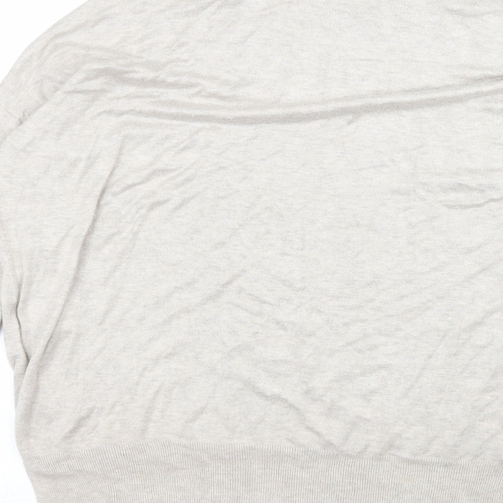Atmosphere Womens Beige Basic T-Shirt Size 14
