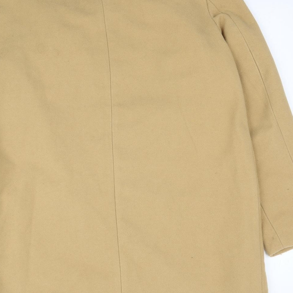 Dorothy Perkins Womens Beige Overcoat Coat Size 12