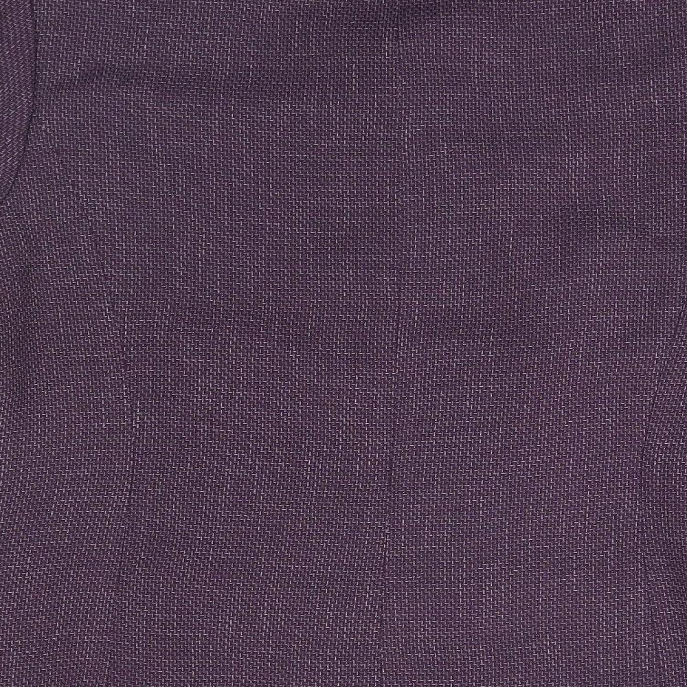 EWM Womens Blue Overcoat Jacket Size 14