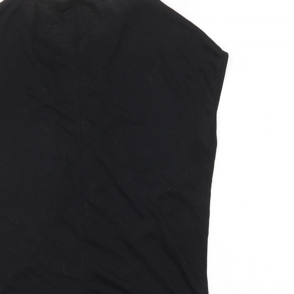 New Look Womens Black Basic Blouse Size 8