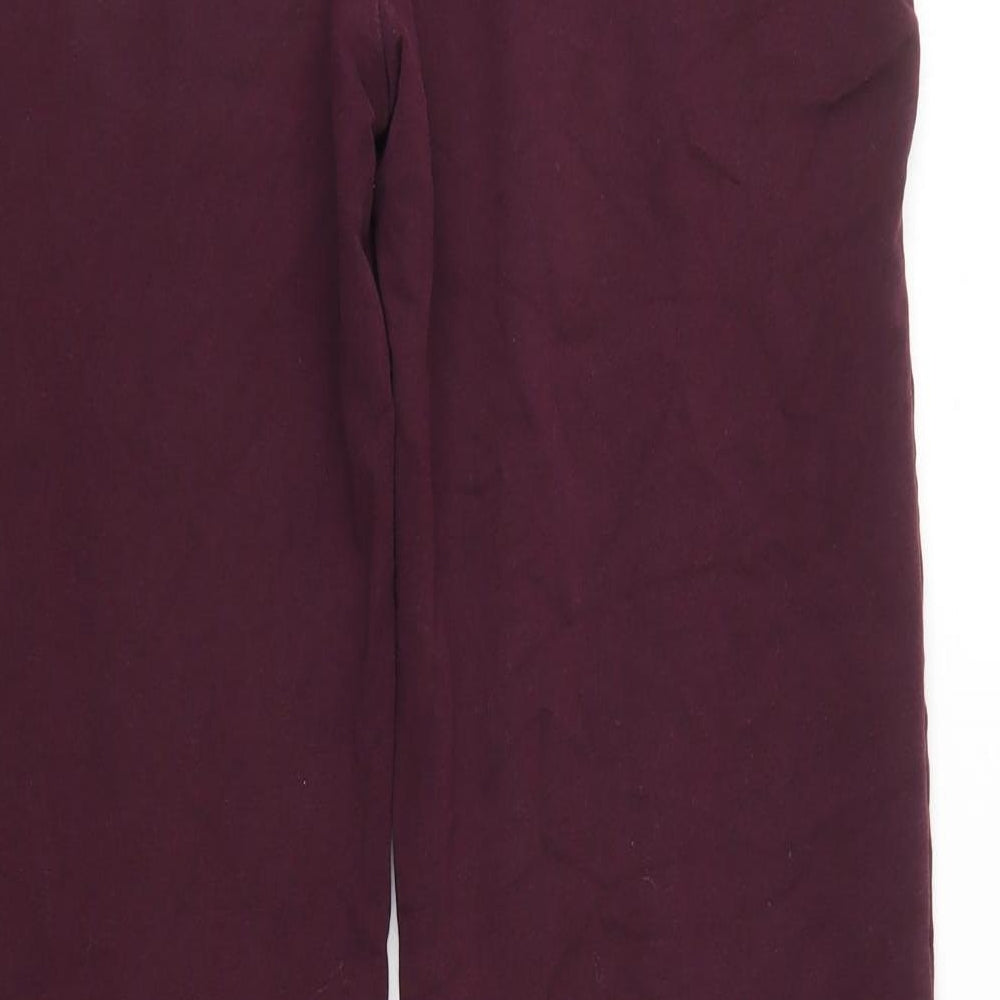 Marks & Spencer Womens Purple Jegging Trousers Size 12 L30 in