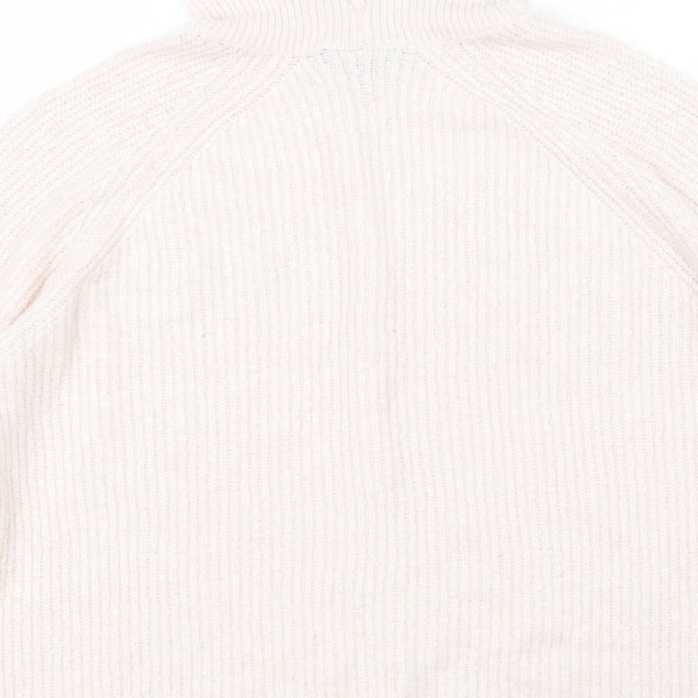 Topshop Womens Pink Knit Pullover Jumper Size 10