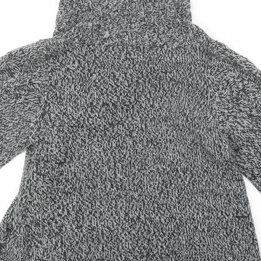 Love Knitwear Womens Grey Knit Cardigan Jumper Size M