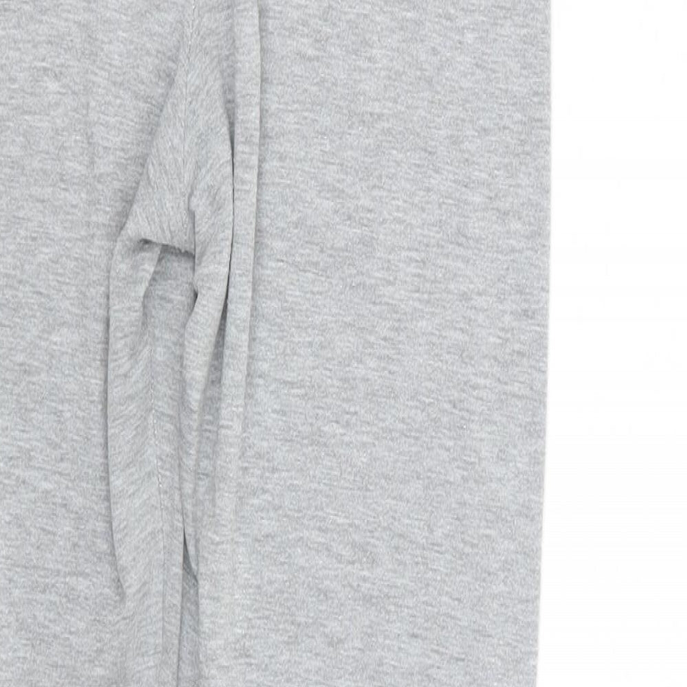 Boohoo Womens Grey Trousers Size 10 L27 in