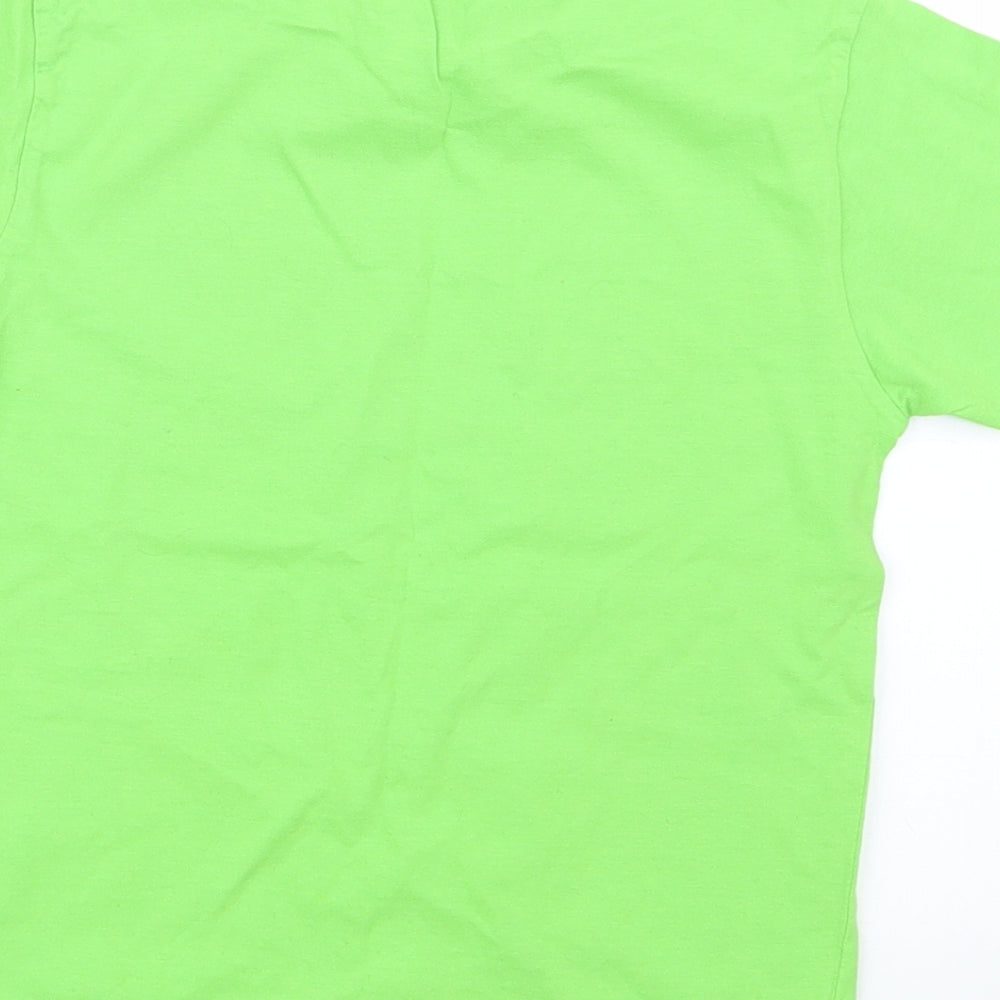Blue garda Boys Green Basic T-Shirt Size 5-6 Years