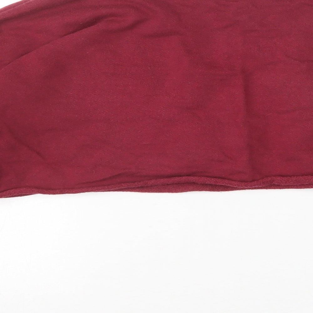 PRETTYLITTLETHING Womens Red Pullover Jumper Size 6 - Cropped