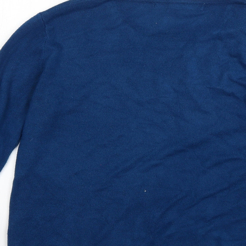 vidavi Mens Blue Pullover Jumper Size L