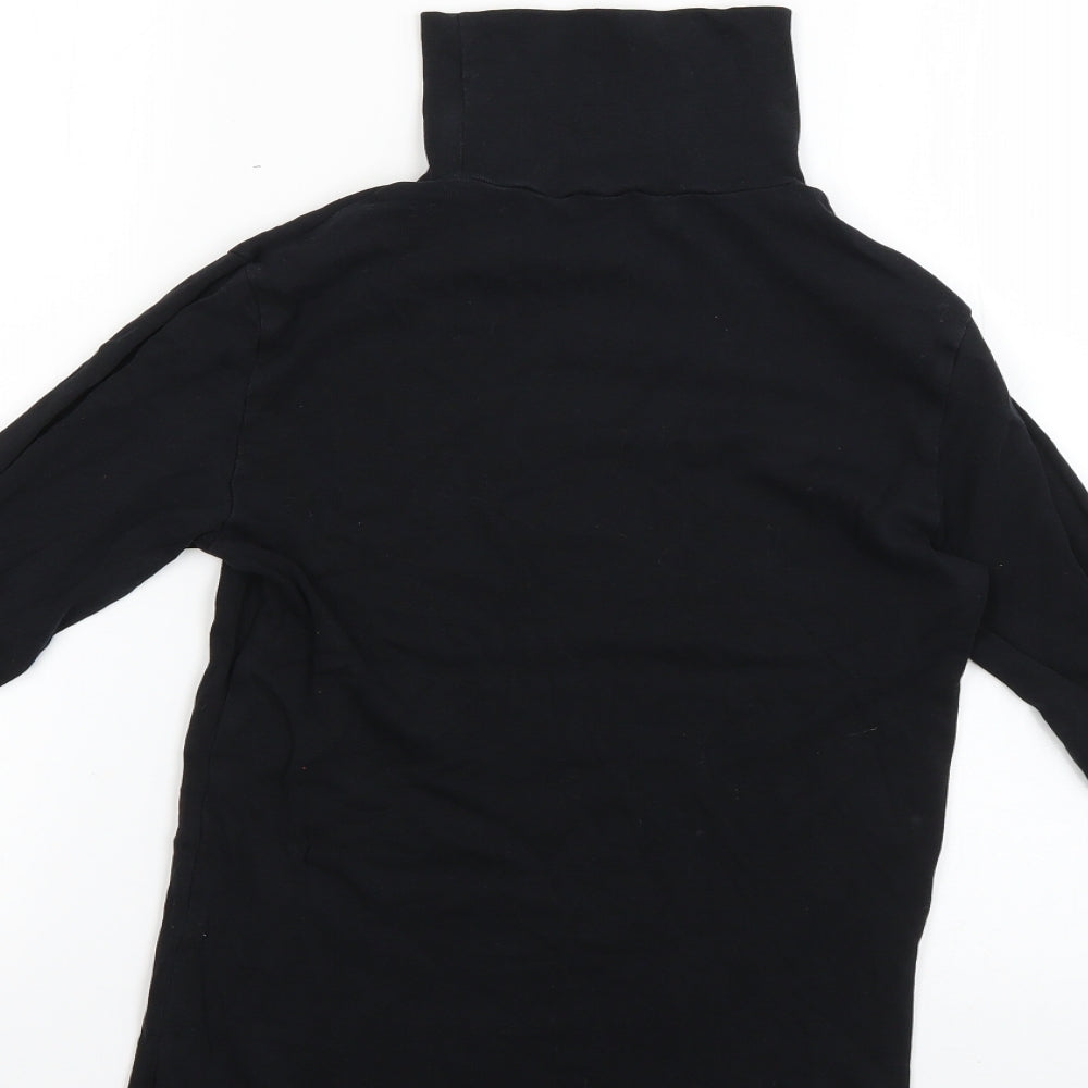 Peacocks Womens Black Basic Blouse Size 12