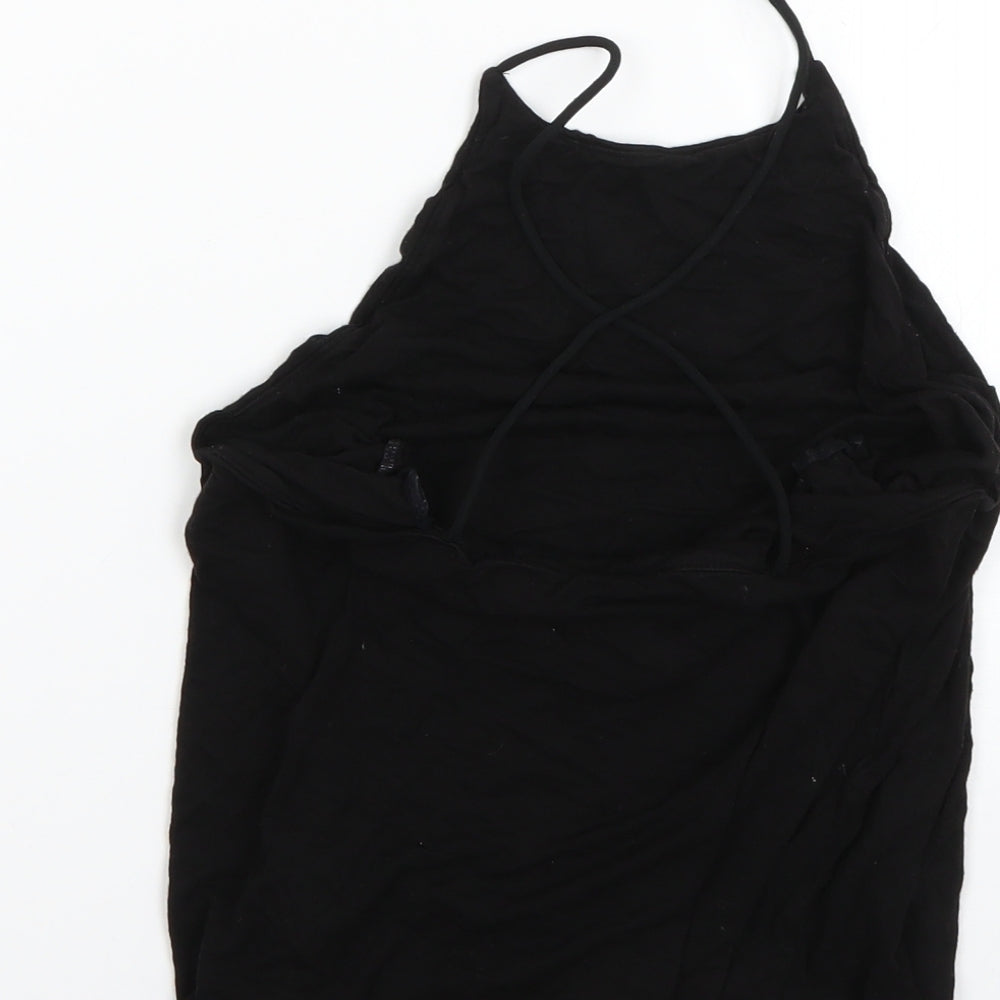 H&M Womens Black Basic T-Shirt Size S