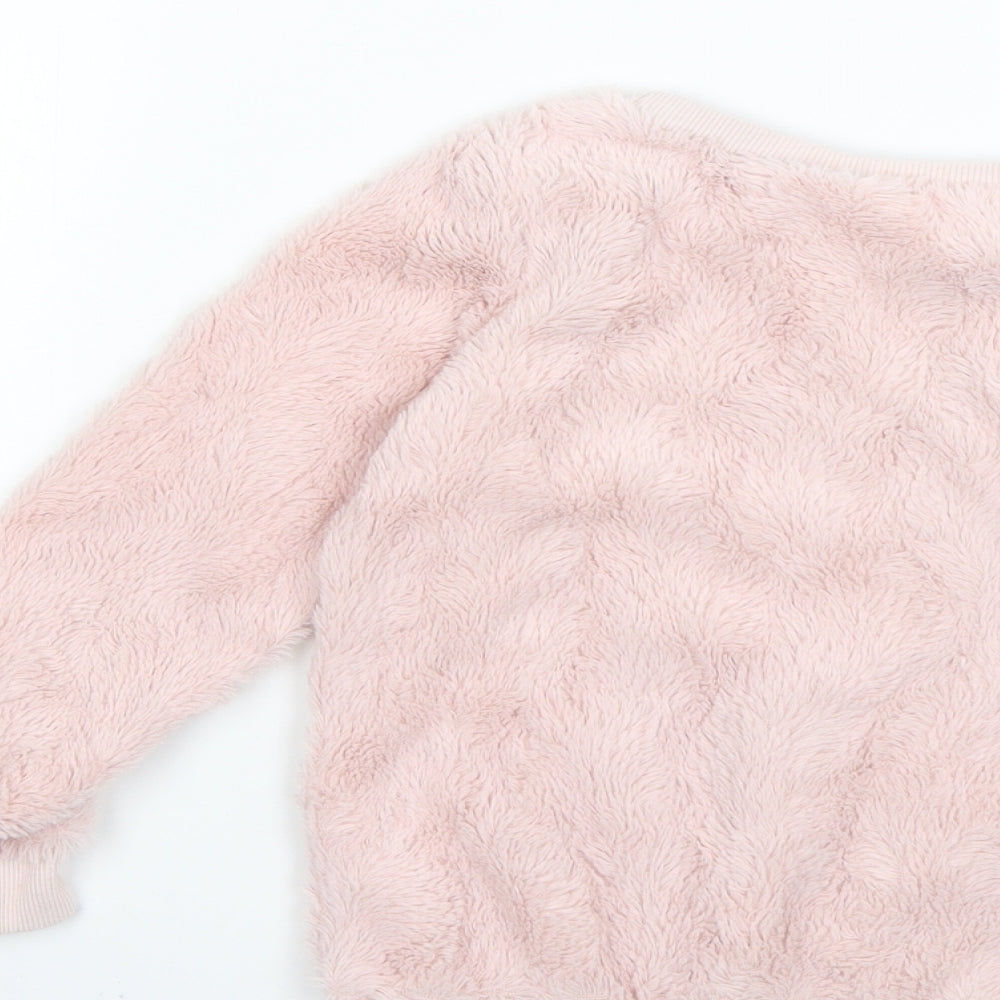 Juicy Couture Girls Pink Pullover Jumper Size 5 Years