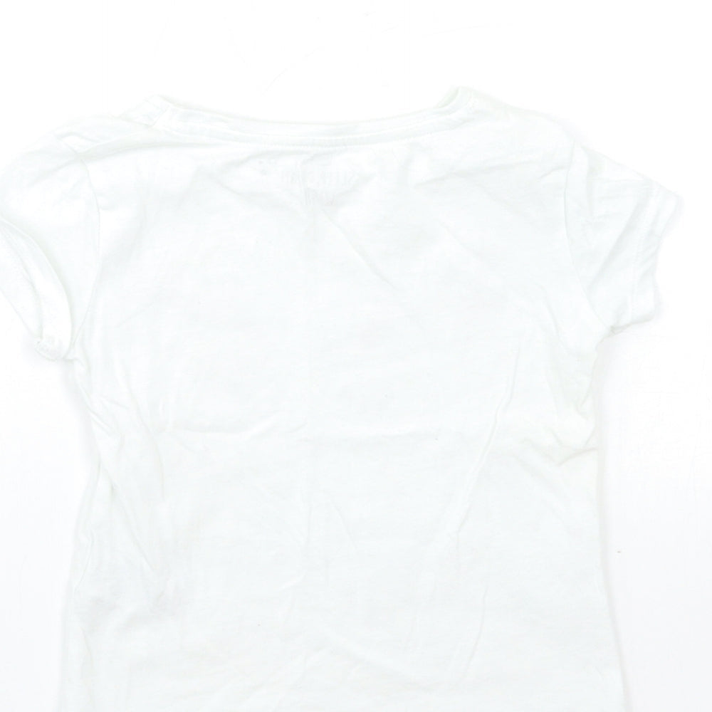 F&F Baby White Basic T-Shirt Size 3-6 Months - christmas