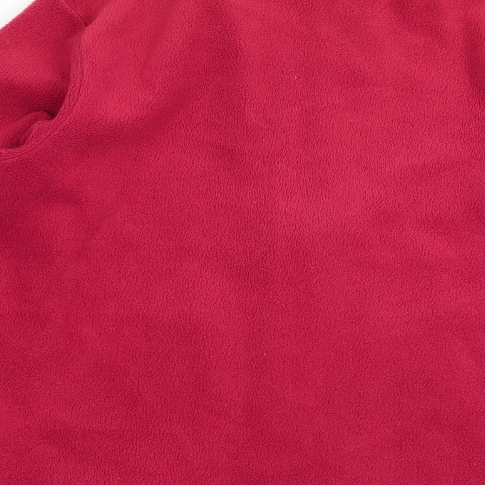 Daxon Womens Red Full Zip Jumper Size 14