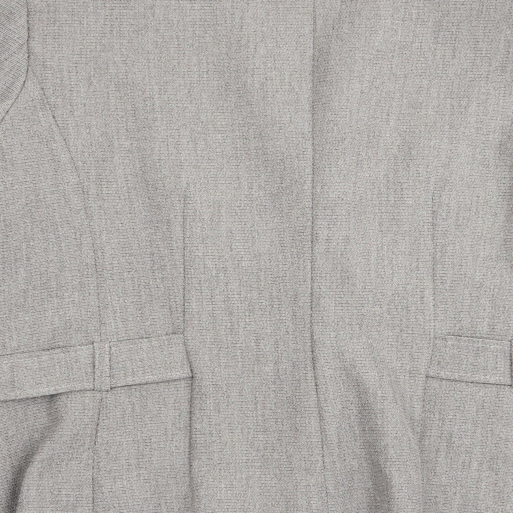 Bonmarché Womens Grey Jacket Blazer Size 14
