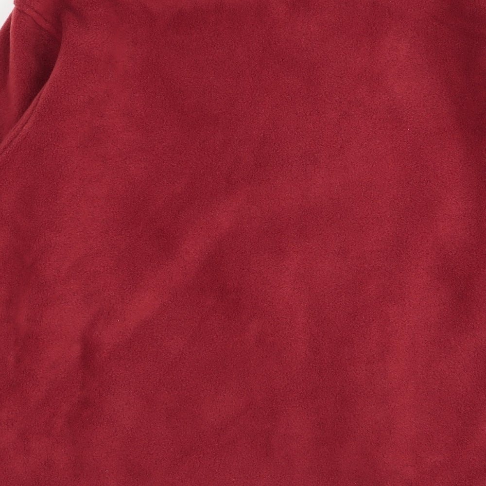 EWM Mens Red Full Zip Jumper Size S