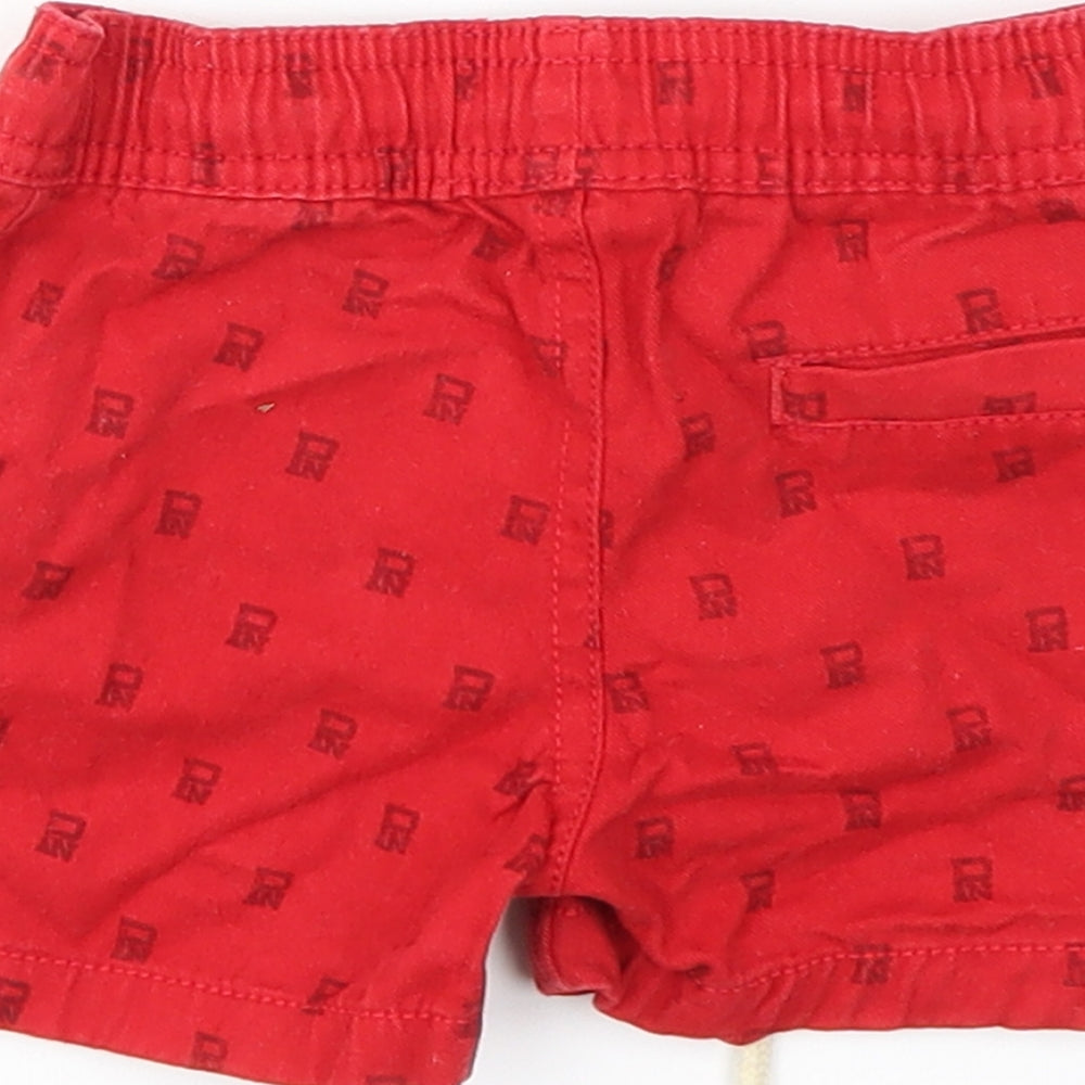 Parish Nation Boys Red Argyle/Diamond Capri Jeans Size 18 Months