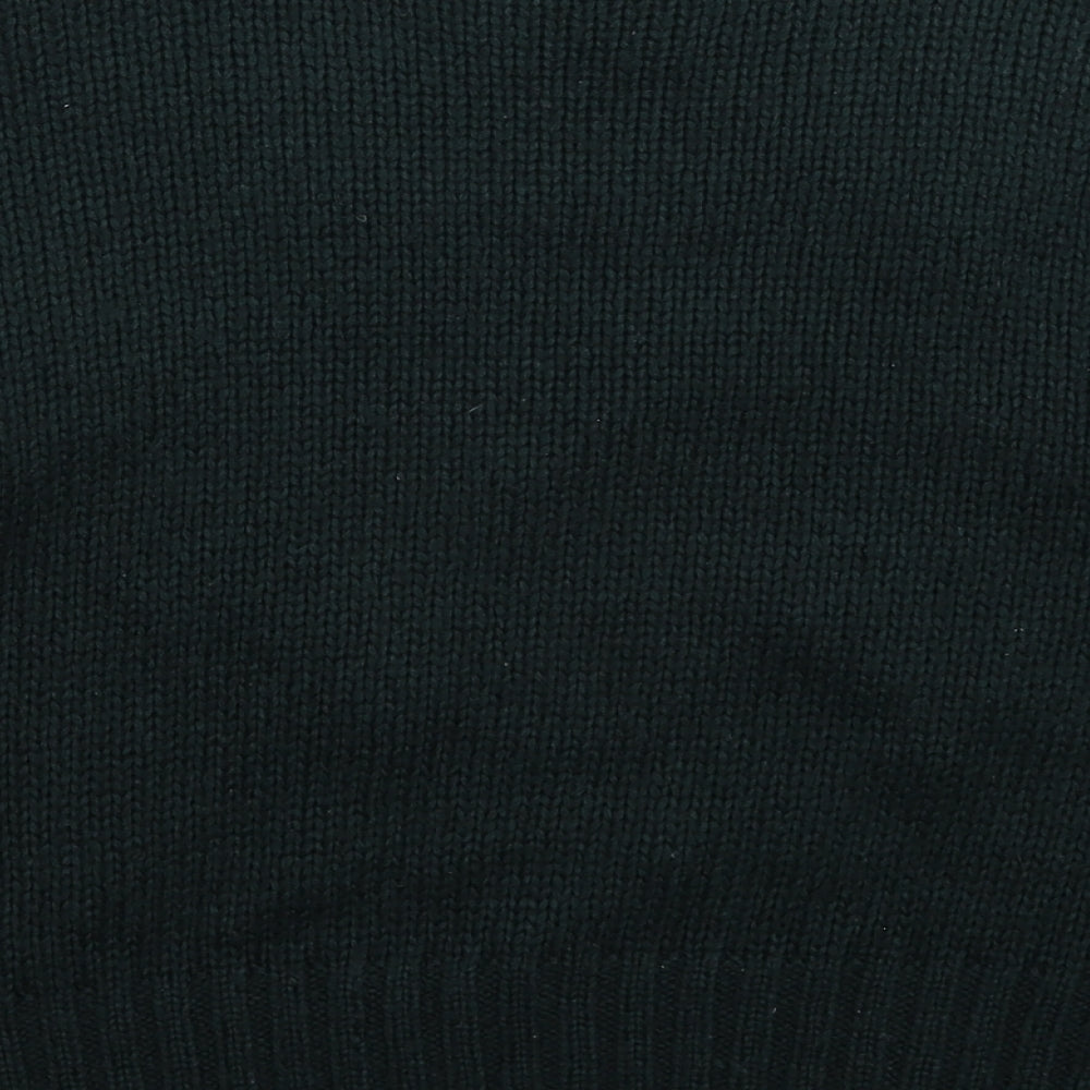 New Look Womens Green Knit Pullover Jumper Size M