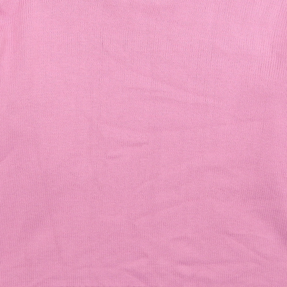Pure & Natural Womens Pink Knit Pullover Jumper Size XL