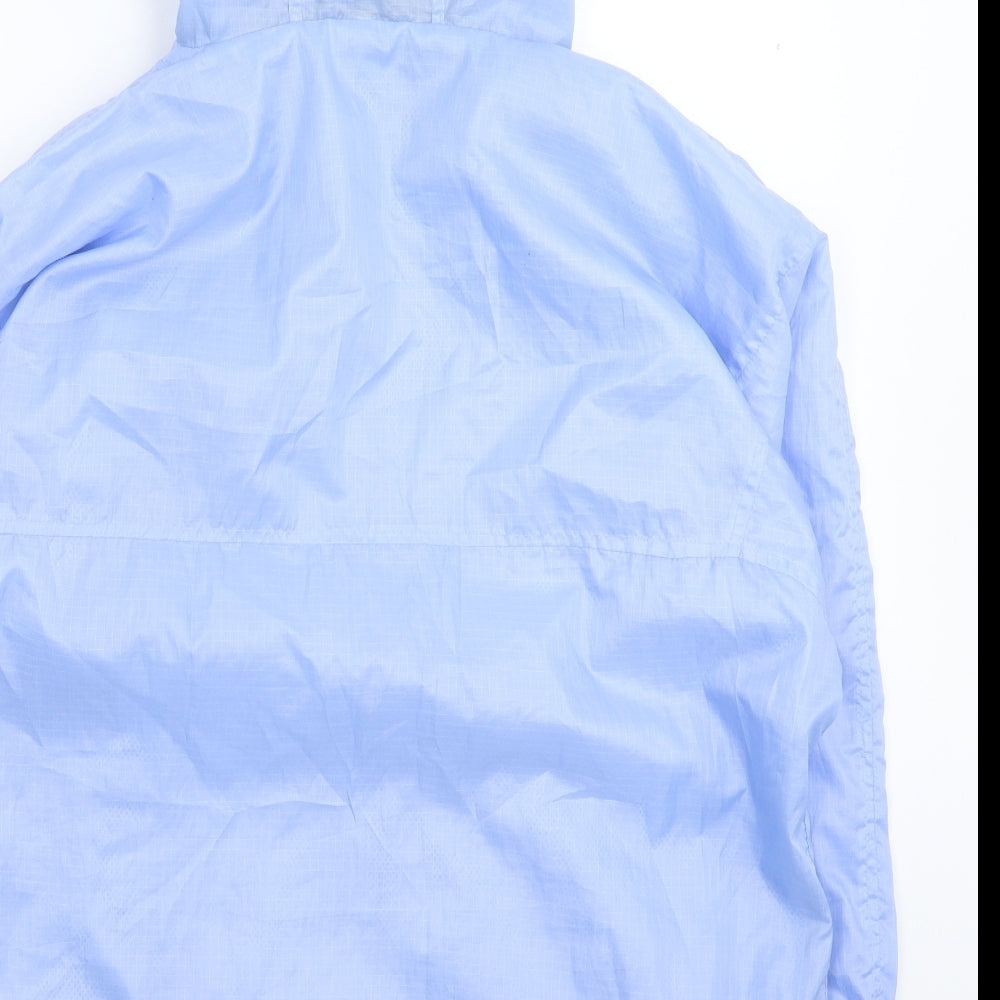 Rainy Days Mens Blue Rain Coat Coat Size M