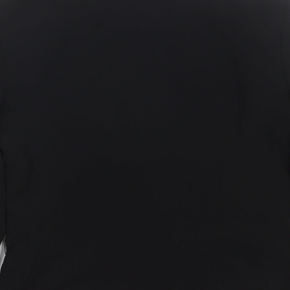 H&M Womens Black Jacket Suit Size 6