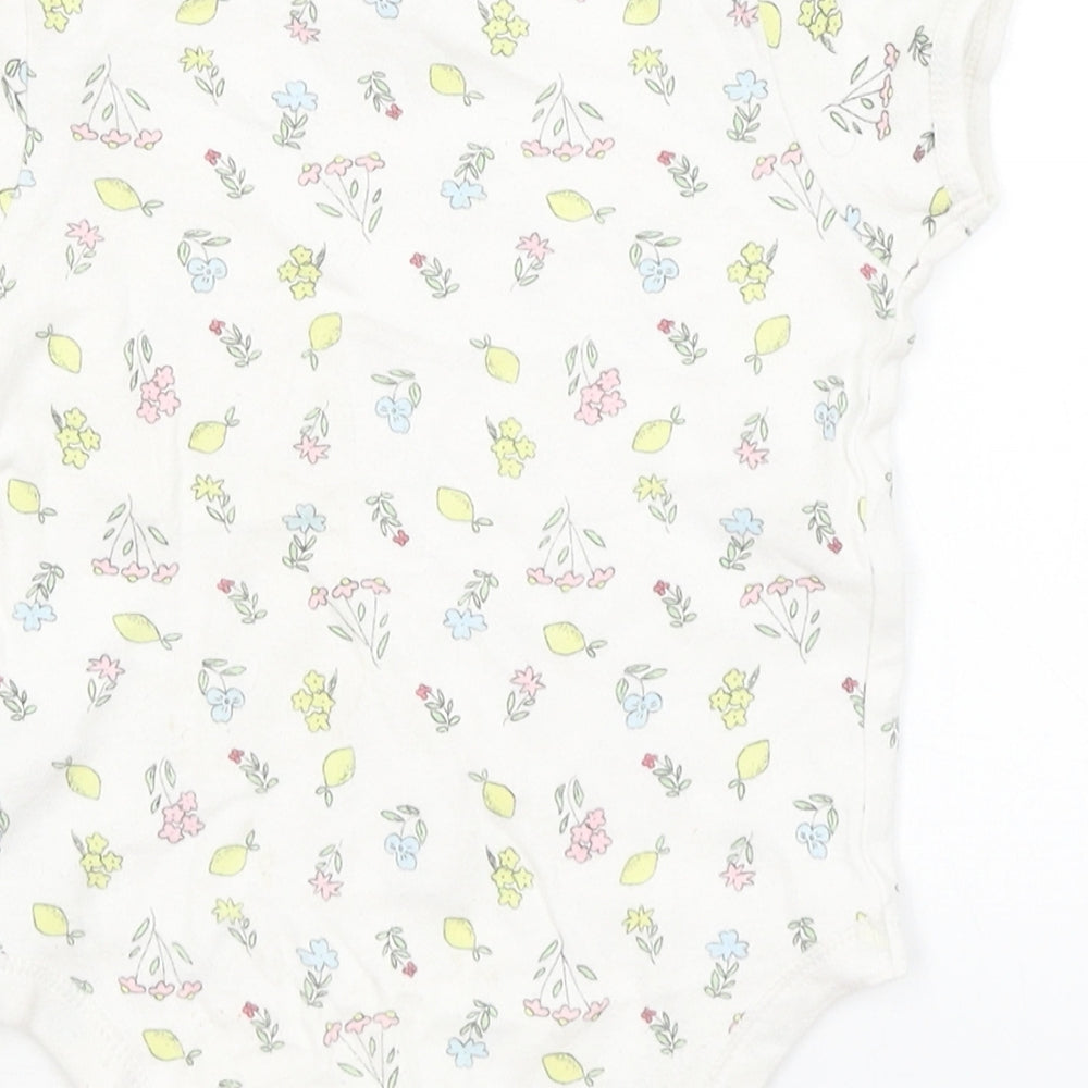 Primark Baby White Floral Romper One-Piece Size 18-24 Months
