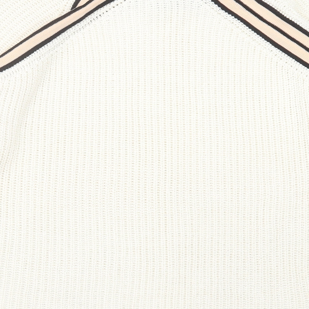 NEXT Womens Ivory Knit Pullover Jumper Size L