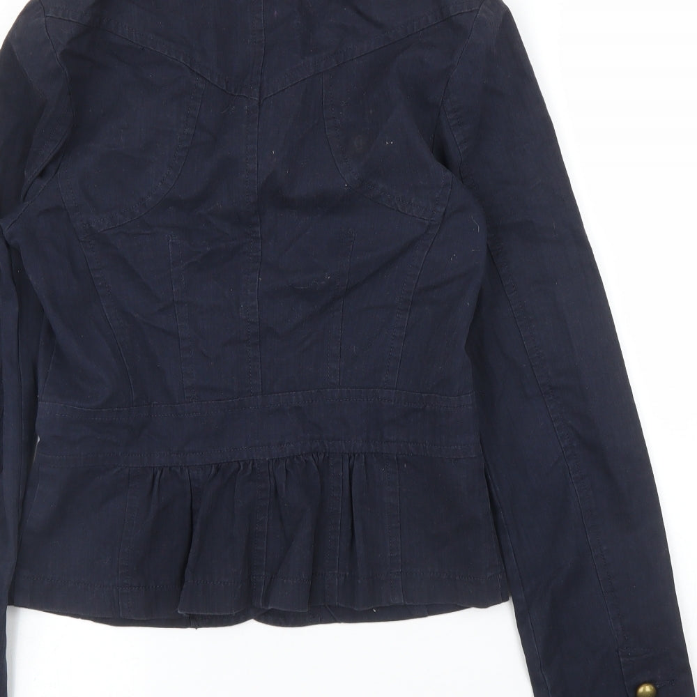 VILA Womens Blue Jacket Blazer Size S