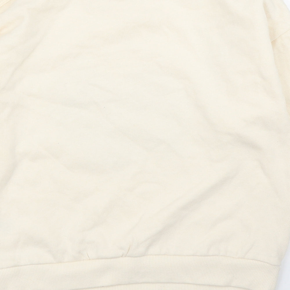 Pep&Co Girls Ivory Pullover Sweatshirt Size 8 Years