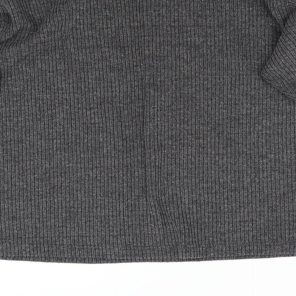 Joie de Vivre Womens Grey Knit Pullover Jumper Size M