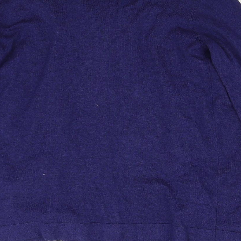 Cortefiel Womens Blue Knit Pullover Jumper Size S