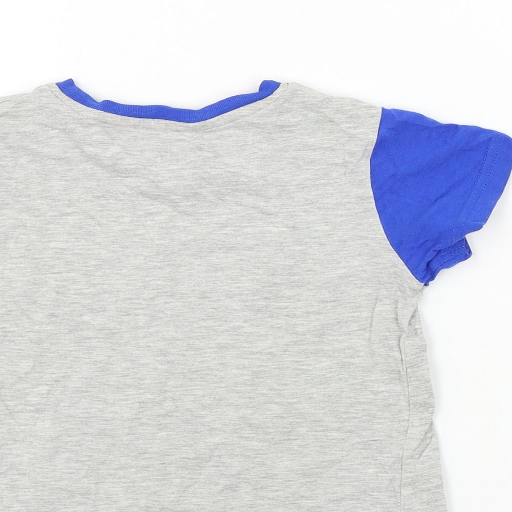 Primark Boys Grey Basic T-Shirt Size 2-3 Years