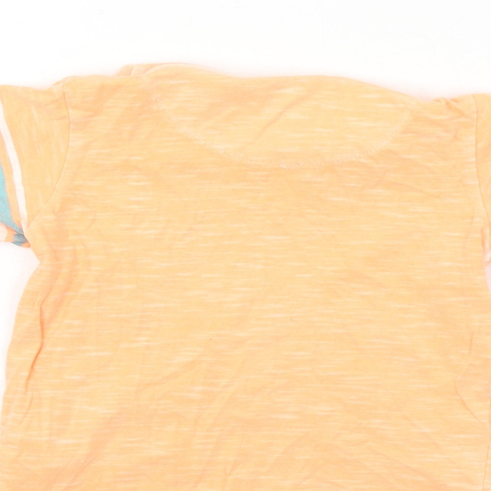 Primark Boys Orange Basic T-Shirt Size 2-3 Years
