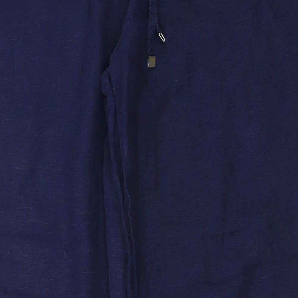 CAPSULE Womens Blue Trousers Size 12 L23 in