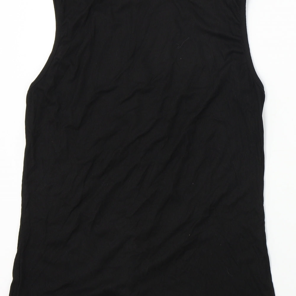 SheIn Womens Black Basic Tank Size L