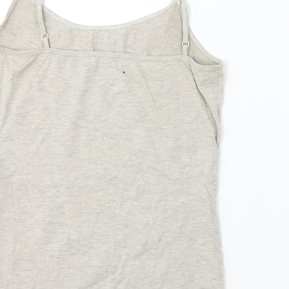 George Womens Grey Basic Tank Size 10