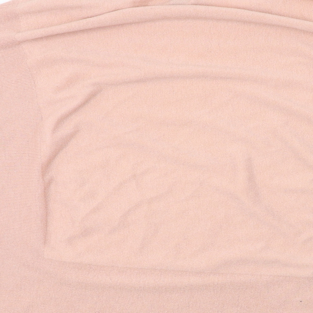 Topshop Womens Pink Pullover Jumper Size 10
