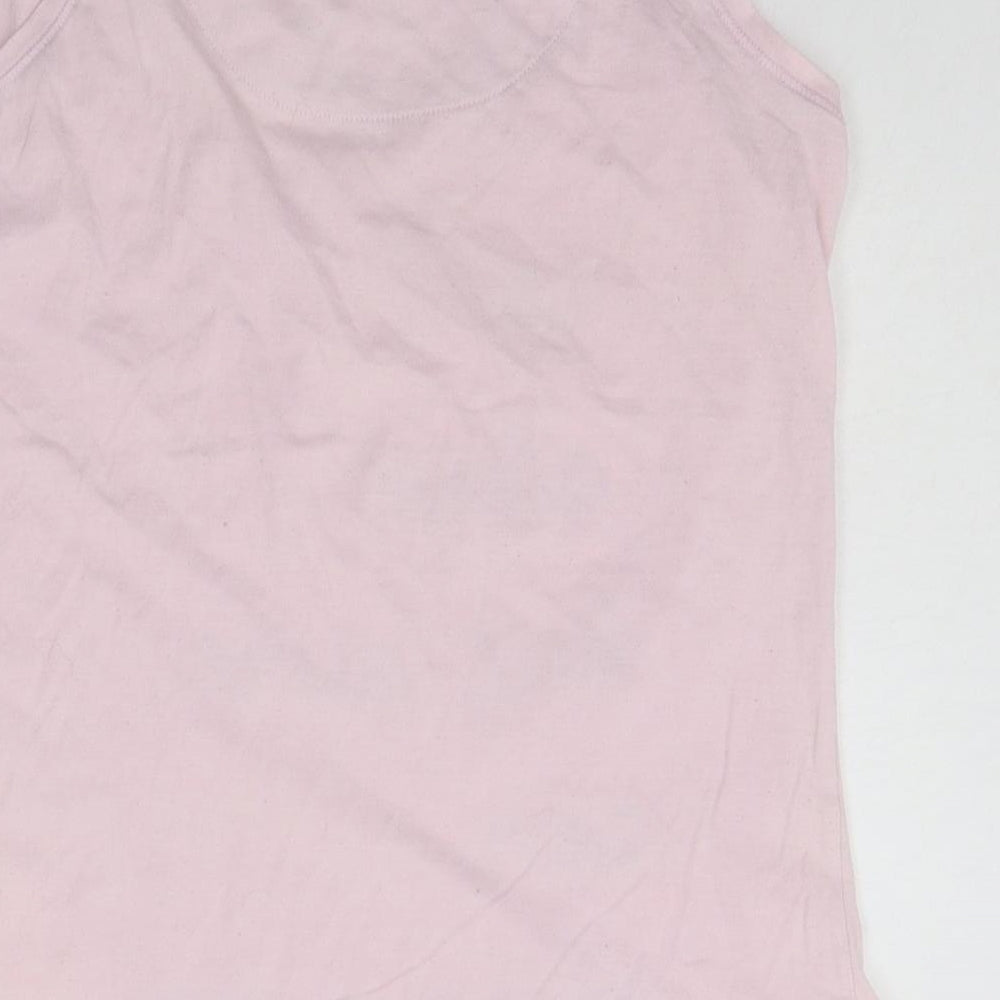Matalan Womens Pink Solid Top Pyjama Top Size 12