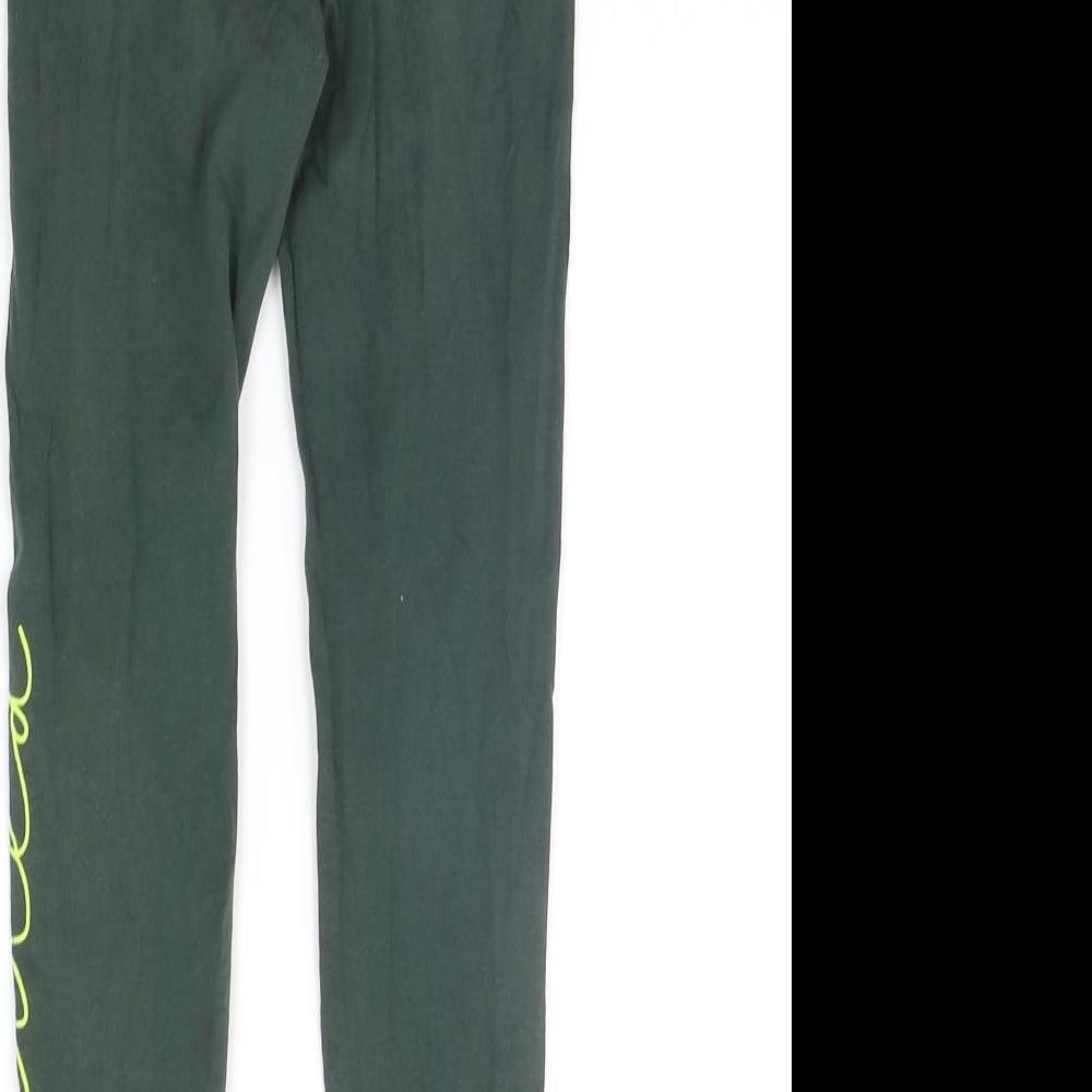 George Girls Gold Jegging Trousers Size 7-8 Years