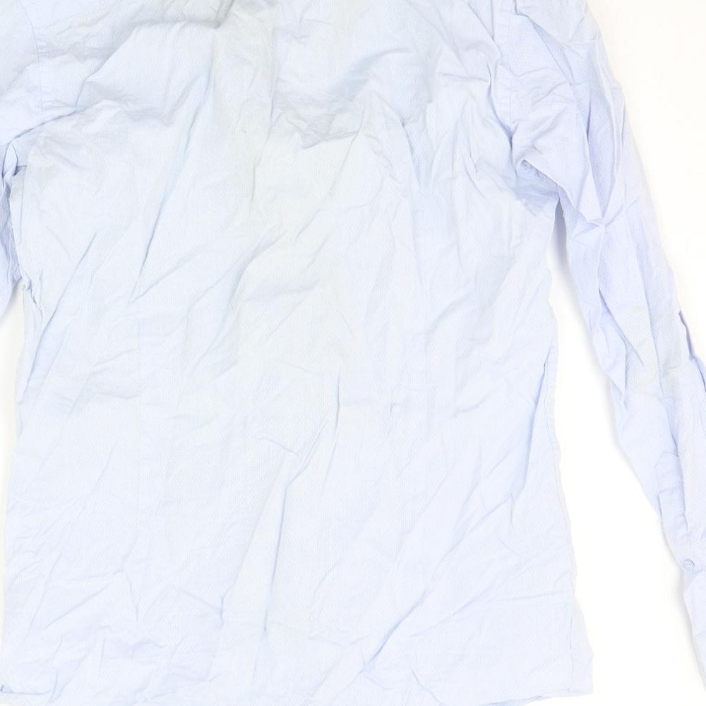 Cedarwood State Mens Blue Button-Up Size 15