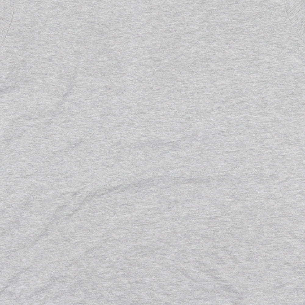 Pretty Secrets Womens Grey Solid Top Pyjama Top Size 10 - christmas