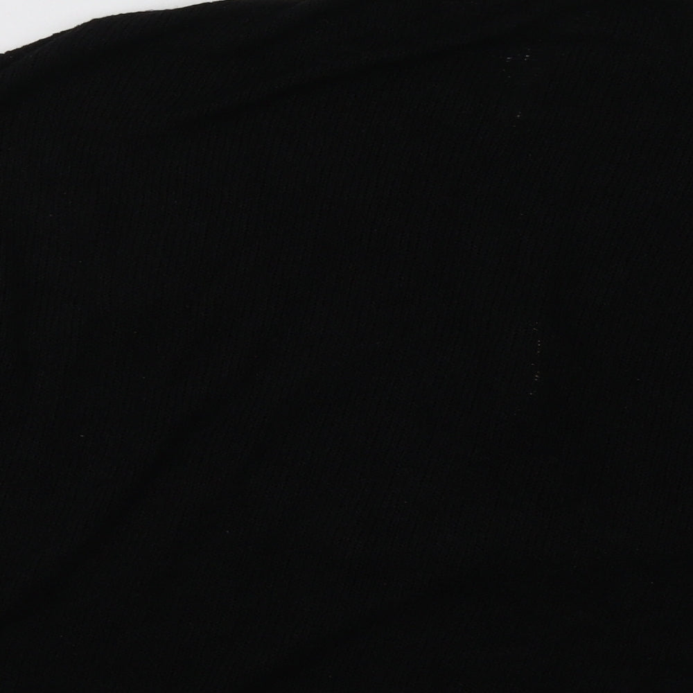 River Island Womens Black Pullover Sweatshirt Size 14
