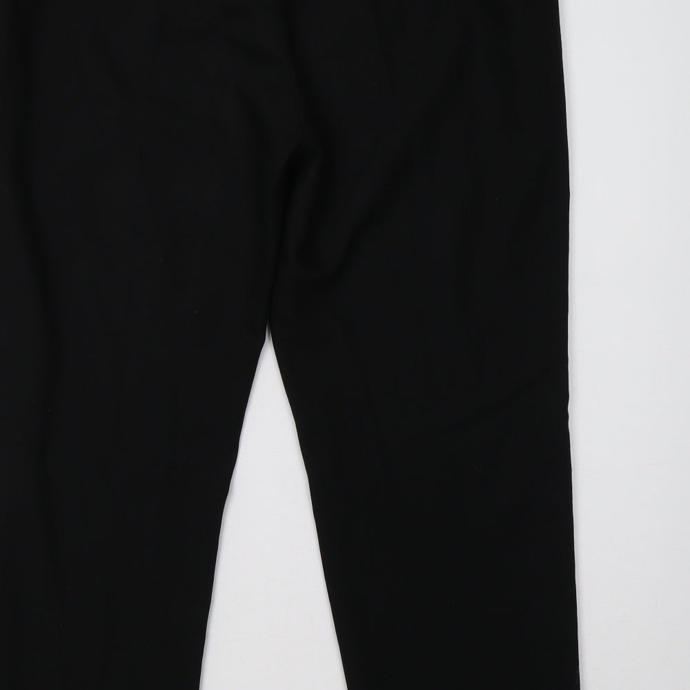ASOS Womens Black Trousers Size 14 L28 in