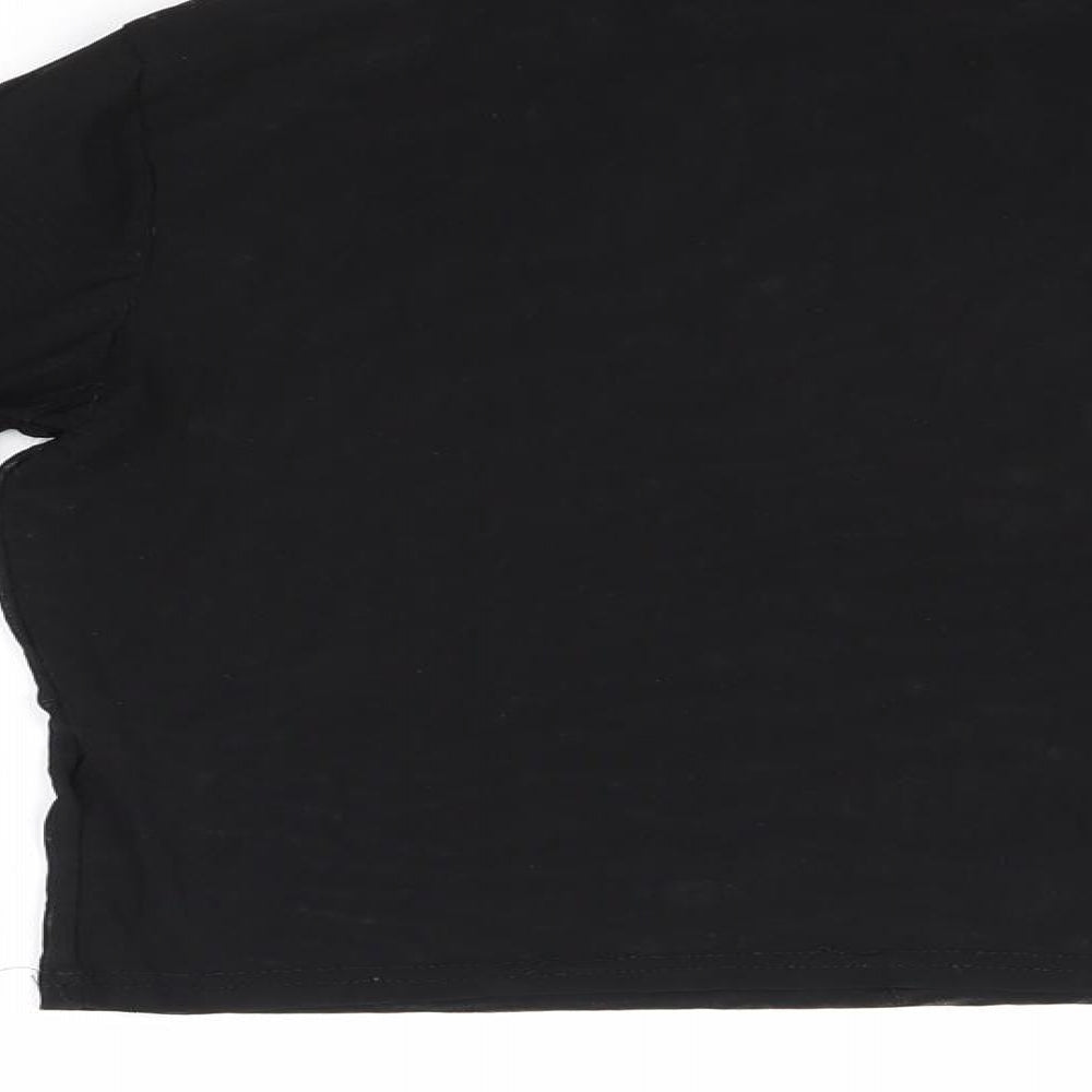 Light Before Dark Womens Black Basic Blouse Size M